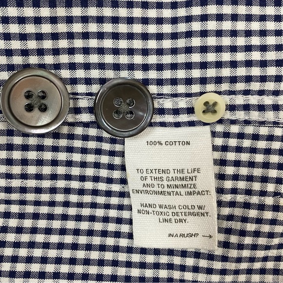 Alex Mill Plaid Cotton Blazer Jacket Size Large - Picture 6 of 7